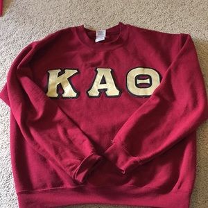 KAO sweatshirt with embroidery kappa alpha theta